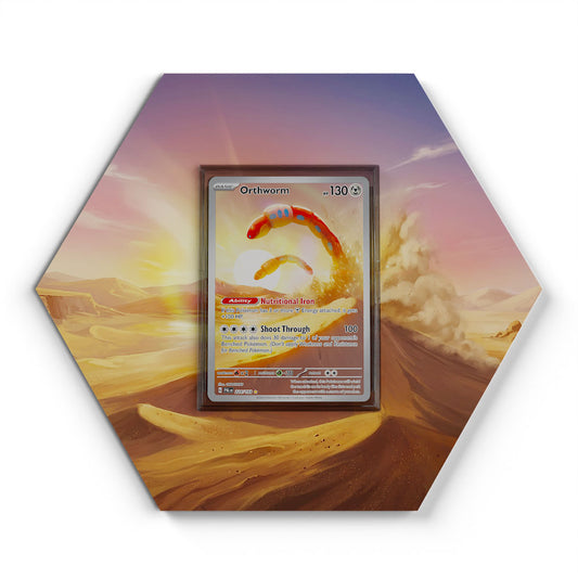 224/193 Schlurm - Extended Artwork Pokemon Card Display