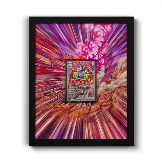 224 Knattertox EX - Extended Artwork Framed Pokemon Card Display