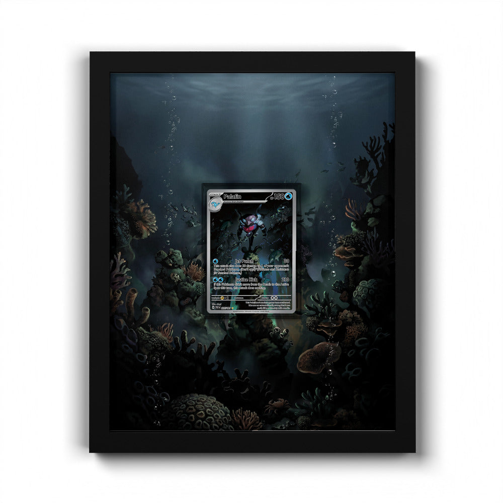 225/091 Palafin - Extended Artwork Pokemon Card Frame