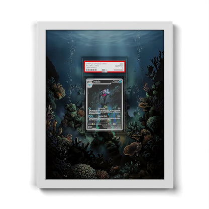 225 Delfinator - Extended Artwork Framed Pokemon Card Display
