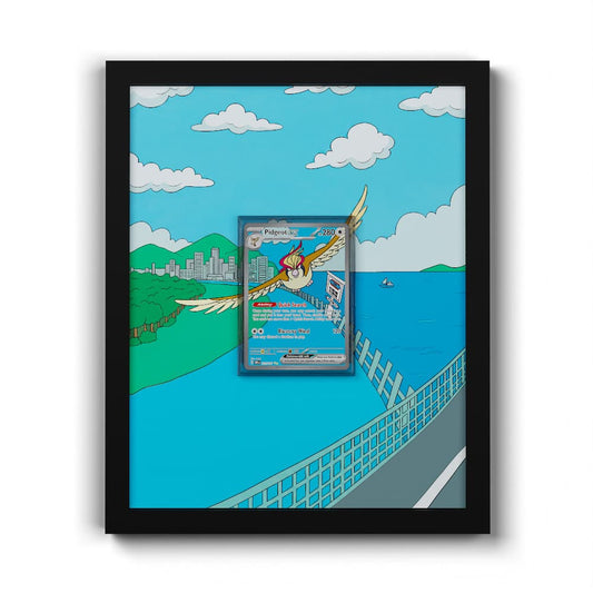 225 Tauboss EX - Extended Artwork Framed Pokemon Card Display