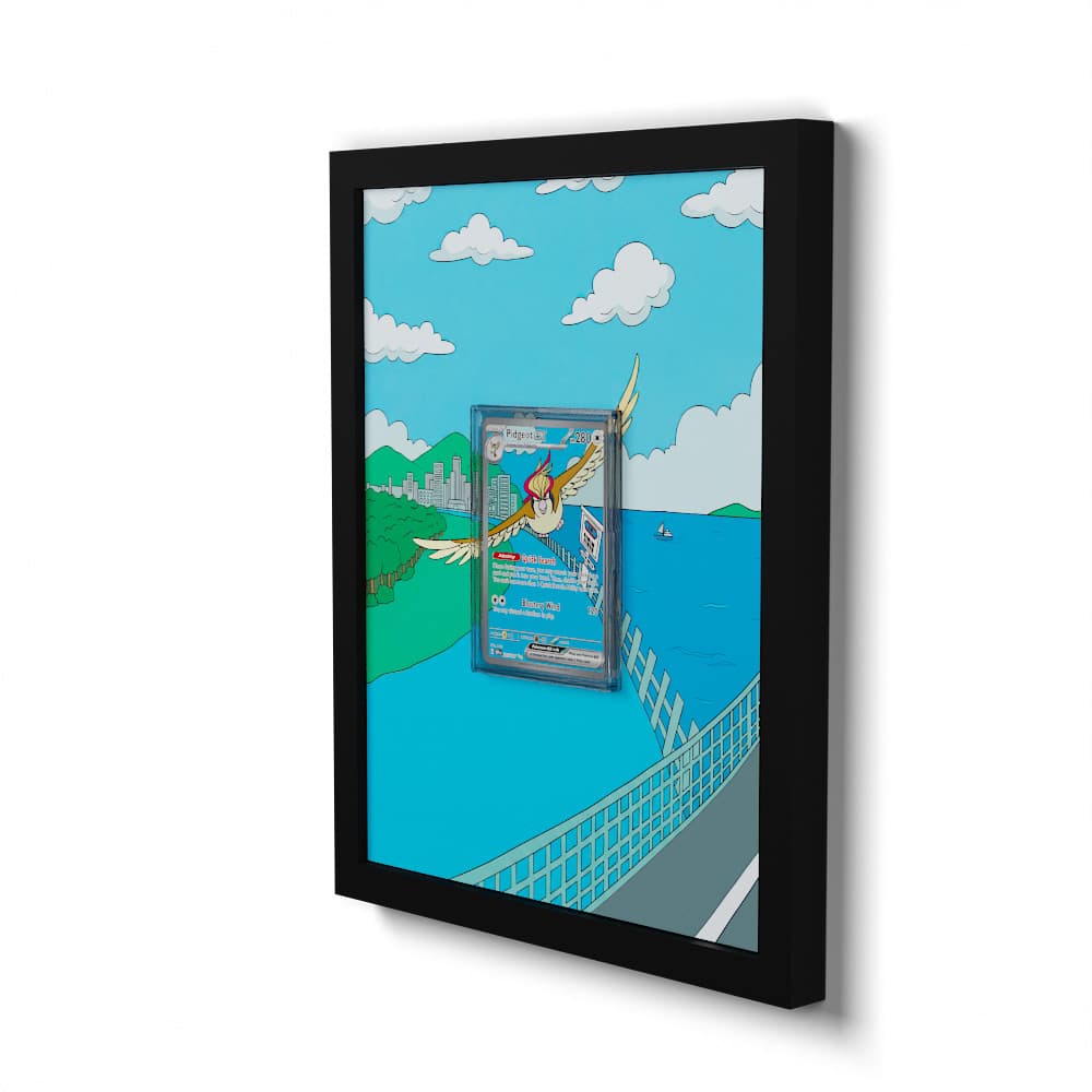 225 Tauboss EX - Extended Artwork Framed Pokemon Card Display