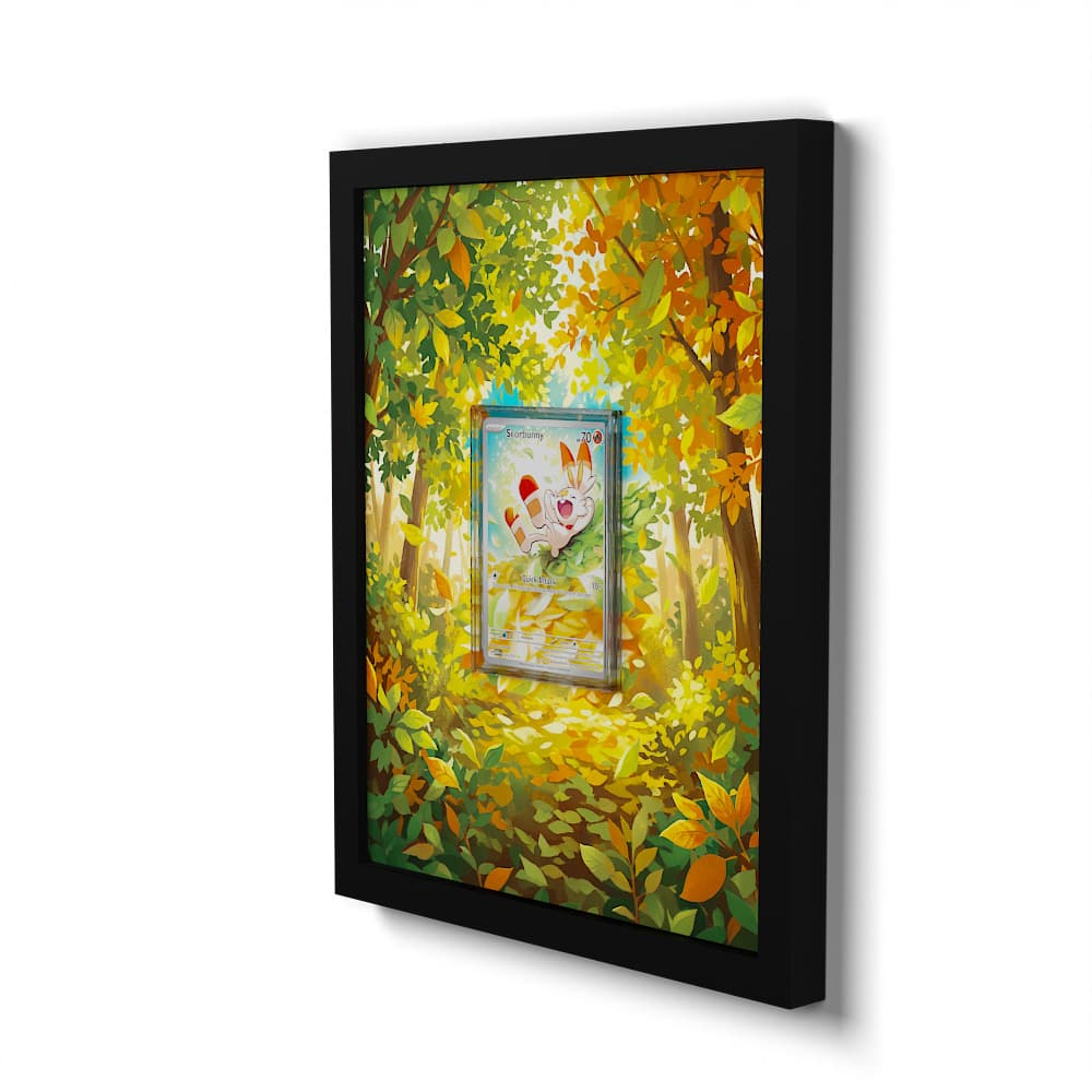 225 Hopplo - Extended Artwork Framed Pokemon Card Display