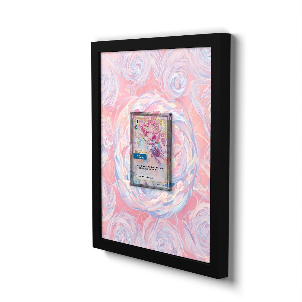 227/221 Ahri Inquisitive (Spiritforged) - Extended Artwork Riftbound Card Frame