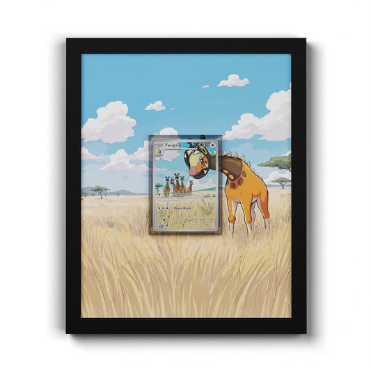 228/193 Farigiraf - Extended Artwork Framed Pokemon Card Display