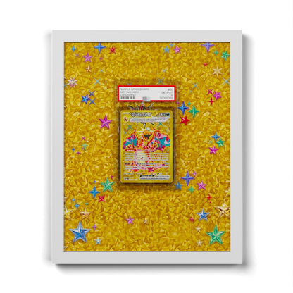 228/197 Glurak - Extended Artwork Framed Pokemon Card Display