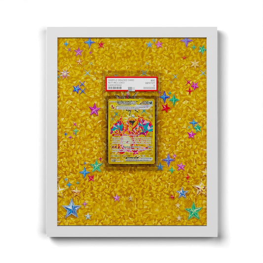 228/197 Glurak - Extended Artwork Framed Pokemon Card Display