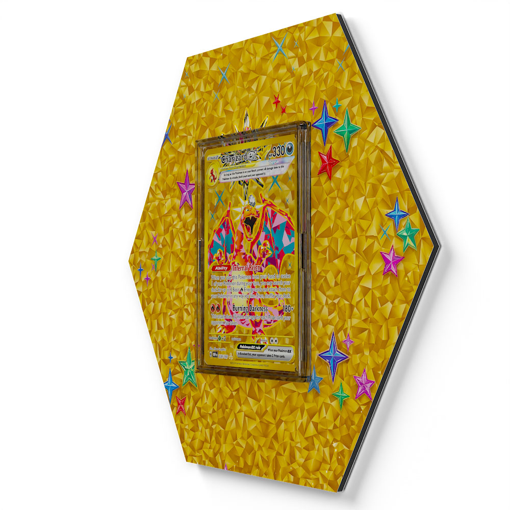 228/197 Glurak - Extended Artwork Pokemon Card Display