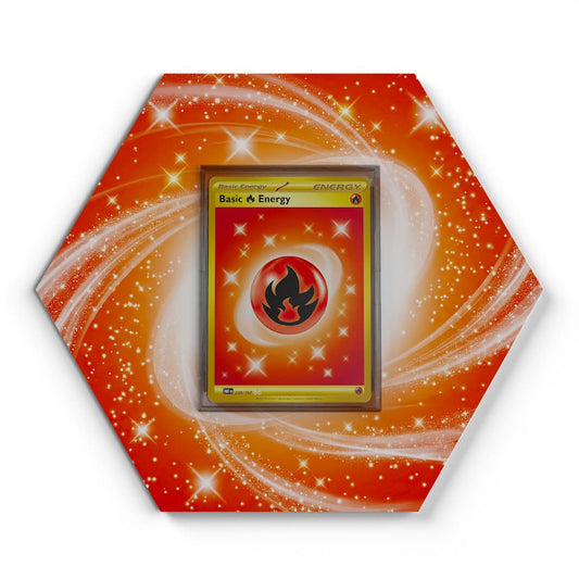 230/197 Basis-Feuer-Energie - Extended Artwork Pokemon Card Display