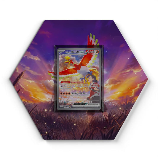 230/182 Klarins Ho-Oh EX - Extended Artwork Pokemon Card Display