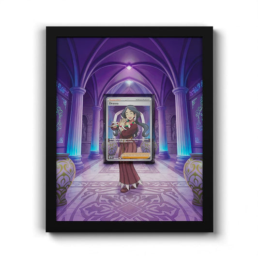 231 Draschel - Extended Artwork Framed Pokemon Card Display