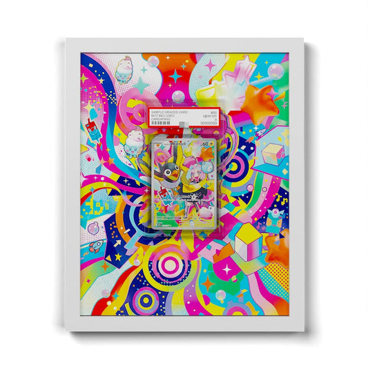 231 Enigmaras Wattrel - Extended Artwork Framed Pokemon Card Display