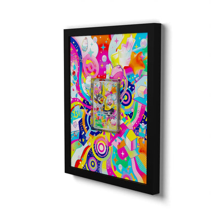231 Enigmaras Wattrel - Extended Artwork Framed Pokemon Card Display