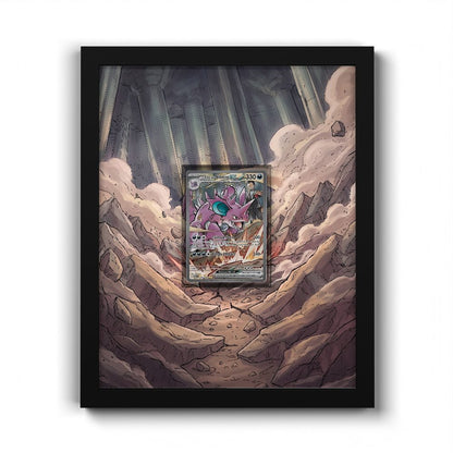233/182 Team Rocket's Nidoking EX - Extended Artwork Pokemon Card Frame