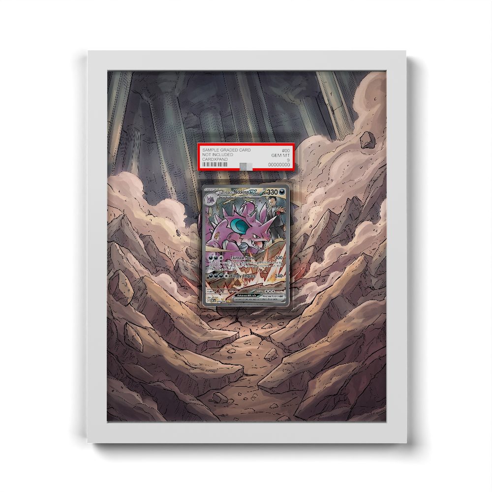 233/182 Team Rocket's Nidoking EX - Extended Artwork Pokemon Card Frame