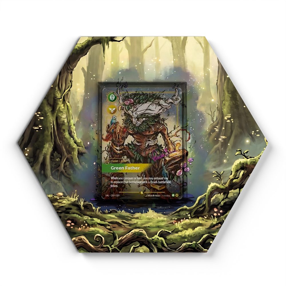 105 Branawarz - Extended Artwork Pokemon Card Display