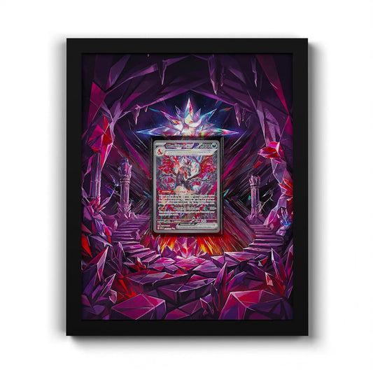 234 Glurak EX - Extended Artwork Framed Pokemon Card Display
