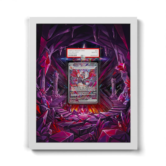 234 Glurak EX - Extended Artwork Framed Pokemon Card Display