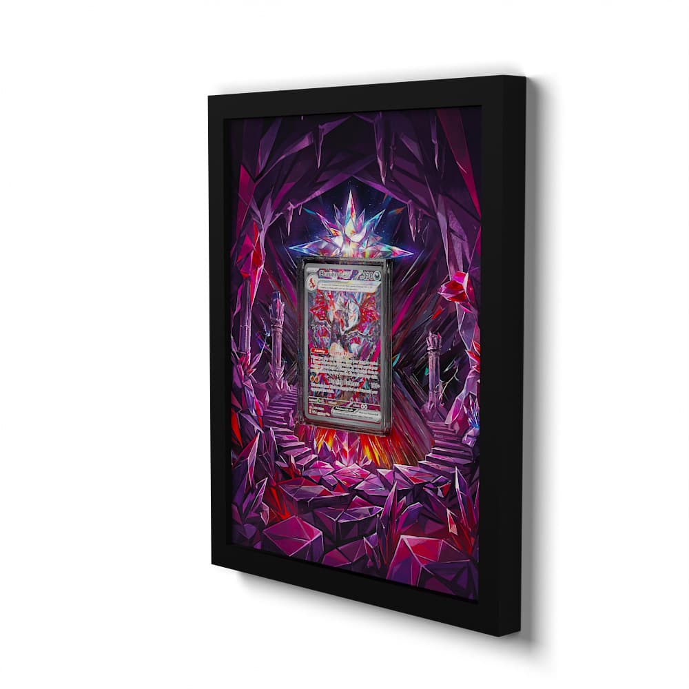 234 Glurak EX - Extended Artwork Framed Pokemon Card Display