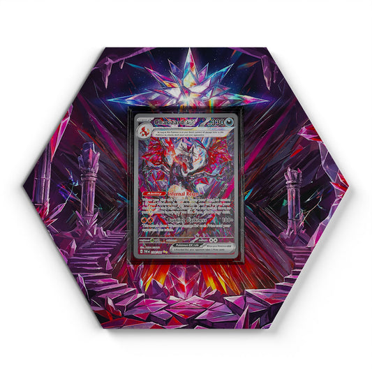 234/091 Glurak EX - Extended Artwork Pokemon Card Display