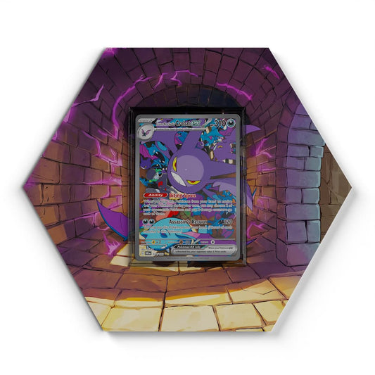 234/182 Team Rockets Iksbat EX - Extended Artwork Pokemon Card Display