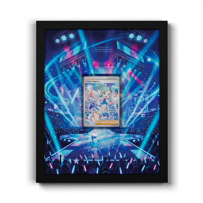 234 Xenia-Anziehungskraft - Extended Artwork Framed Pokemon Card Display