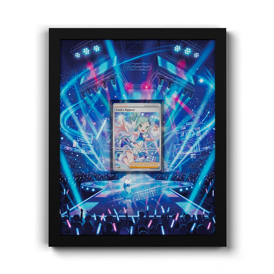 234 Xenia-Anziehungskraft - Extended Artwork Framed Pokemon Card Display