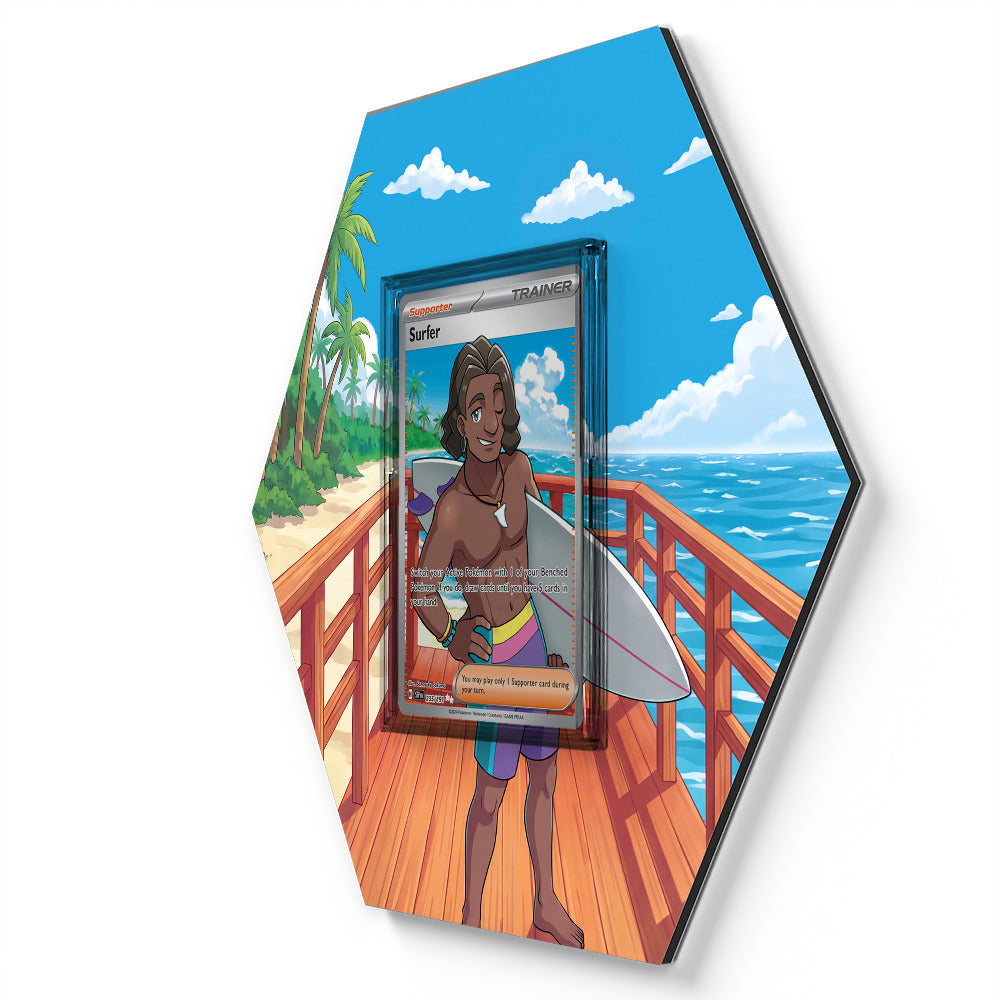 235/191 Surfer - Extended Artwork Pokemon Card Display