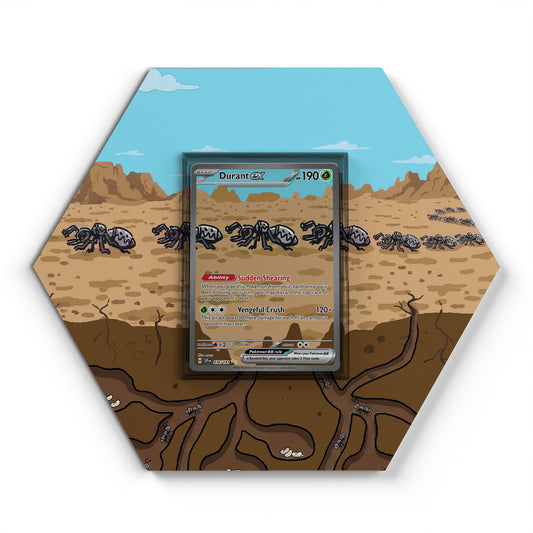 236/191 Fermicula EX - Extended Artwork Pokemon Card Display
