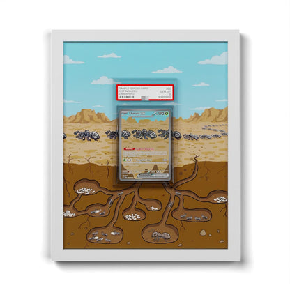 236 Fermicula EX - Extended Artwork Framed Pokemon Card Display