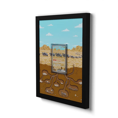 236 Fermicula EX - Extended Artwork Framed Pokemon Card Display