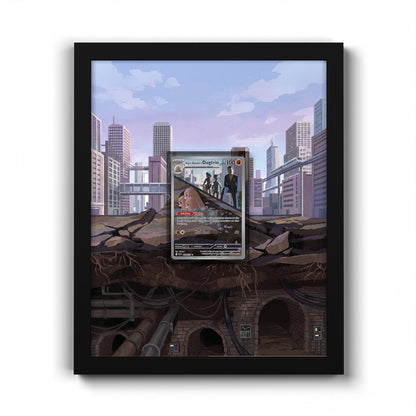 239/217 Team Rocket's Dugtrio - Extended Artwork Pokemon Card Frame