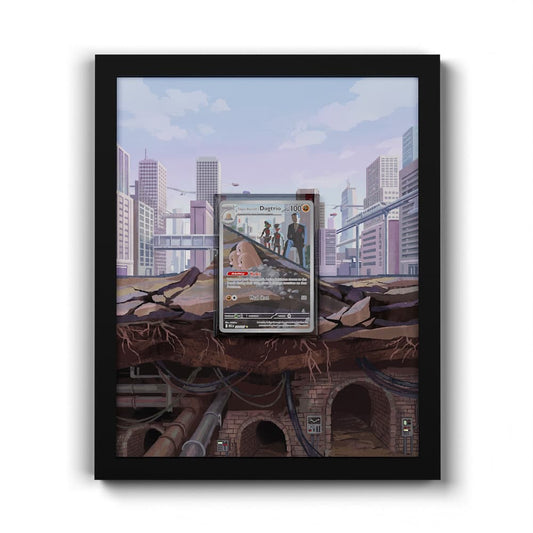 239 Team Rockets Digdri - Extended Artwork Framed Pokemon Card Display