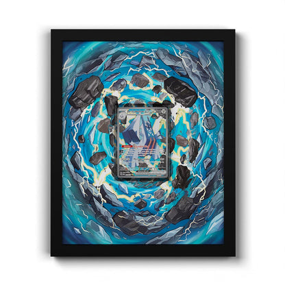 241 Duraludon EX - Extended Artwork Framed Pokemon Card Display