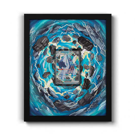 241 Duraludon EX - Extended Artwork Framed Pokemon Card Display