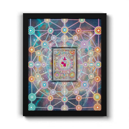 241 Meditalis - Extended Artwork Framed Pokemon Card Display
