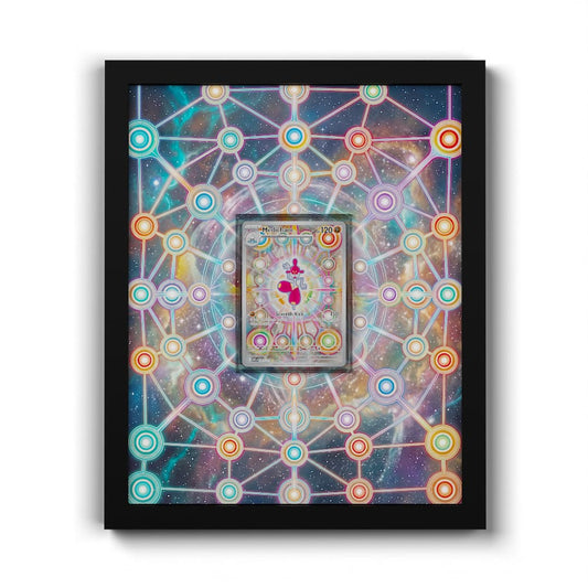 241 Meditalis - Extended Artwork Framed Pokemon Card Display