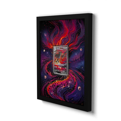 243 Magnayen - Extended Artwork Framed Pokemon Card Display