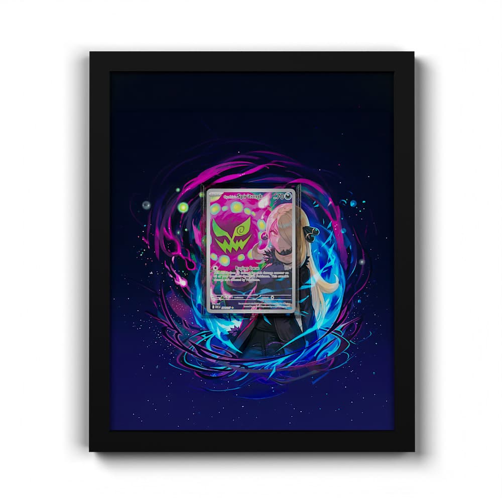244 Cynthias Kryppuk - Extended Artwork Framed Pokemon Card Display