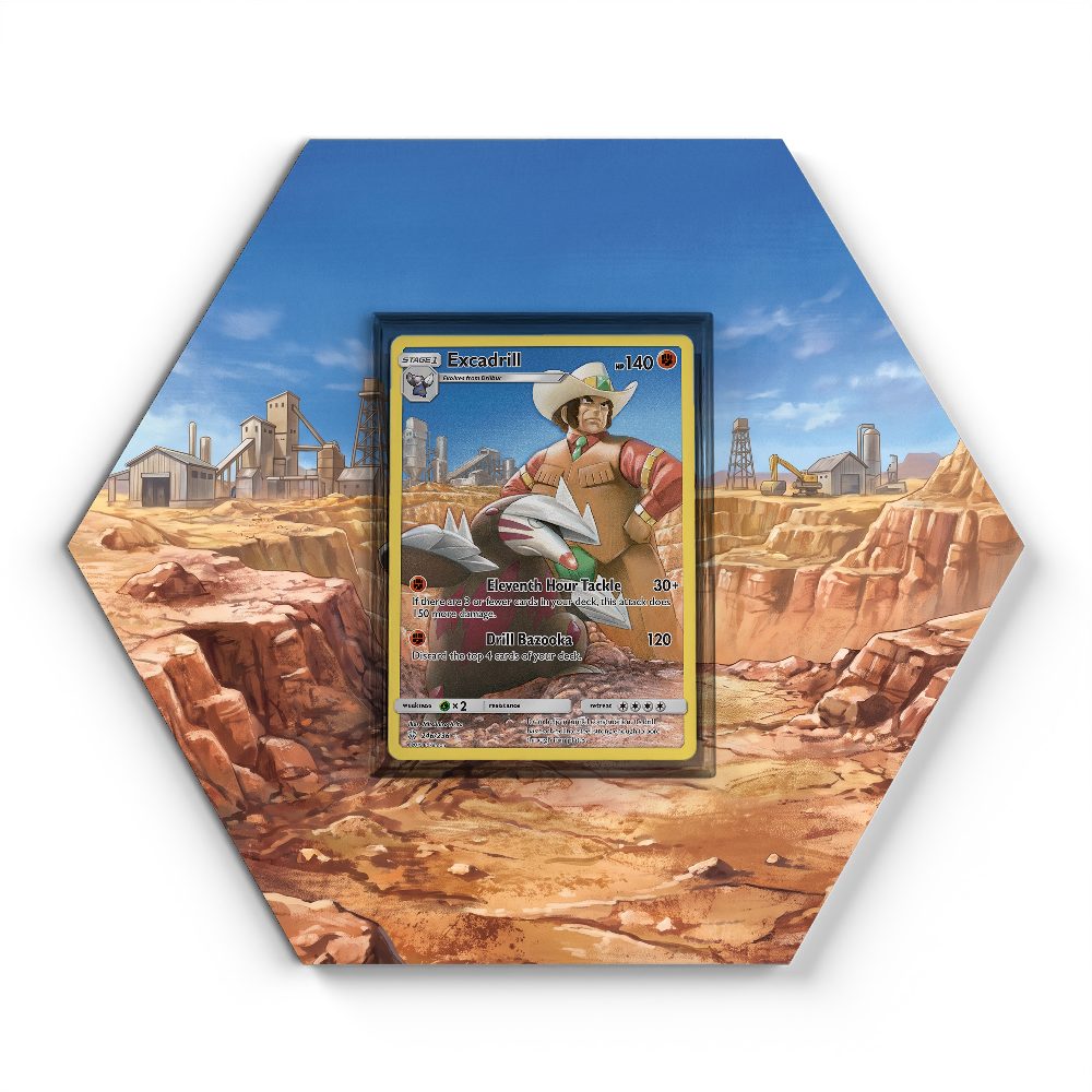 105 Branawarz - Extended Artwork Pokemon Card Display