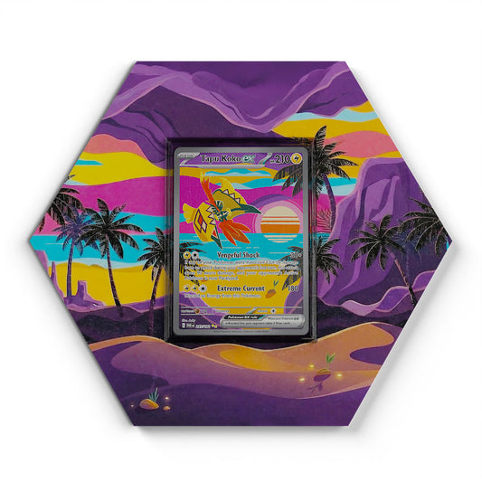 247/182 Kapu-Riki EX - Extended Artwork Pokemon Card Display