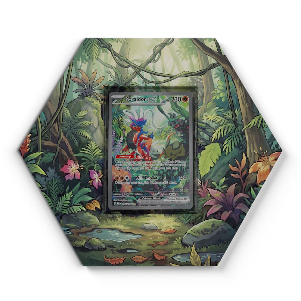 247/198 Koraidon EX - Extended Artwork Pokemon Card Display