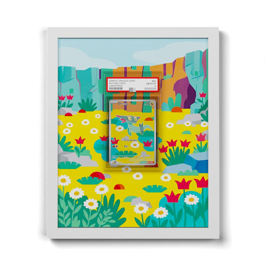 247 Grolldra - Extended Artwork Framed Pokemon Card Display