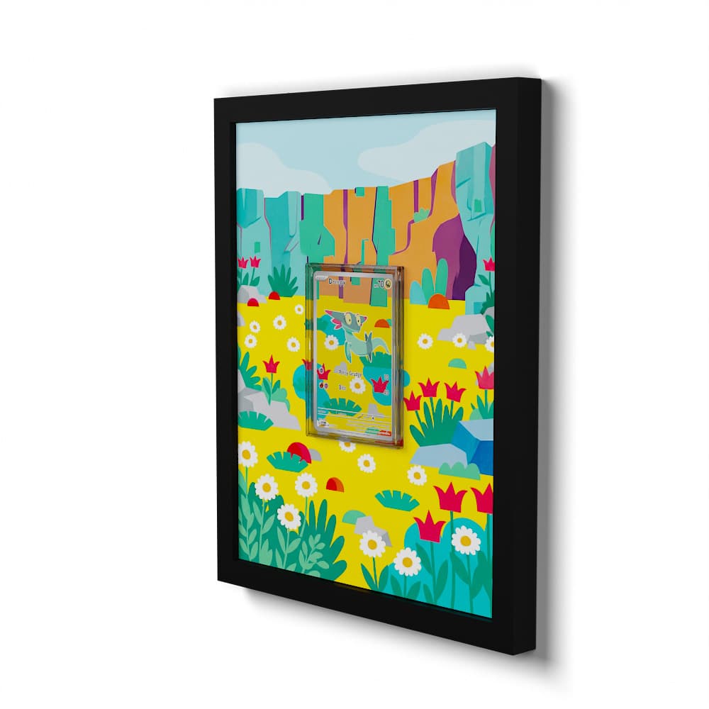 247 Grolldra - Extended Artwork Framed Pokemon Card Display