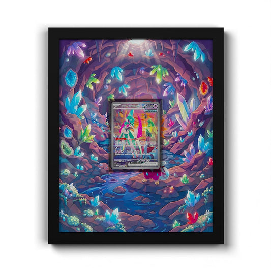 249/182 Eisenkrieger EX - Extended Artwork Framed Pokemon Card Display
