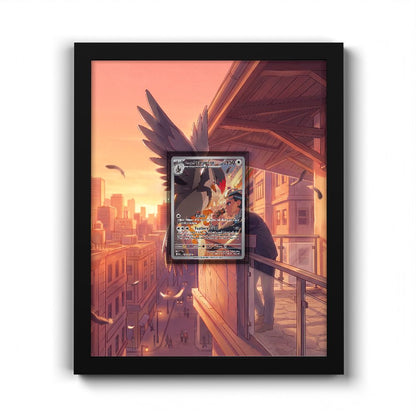 249 Aoki's Staraptor- Extended Artwork Framed Pokemon Card Display
