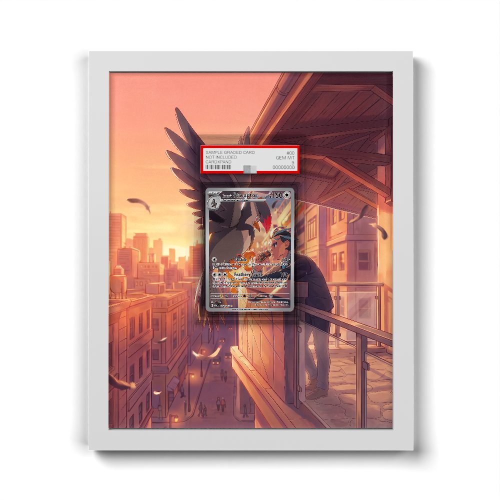 249 Aoki's Staraptor- Extended Artwork Framed Pokemon Card Display