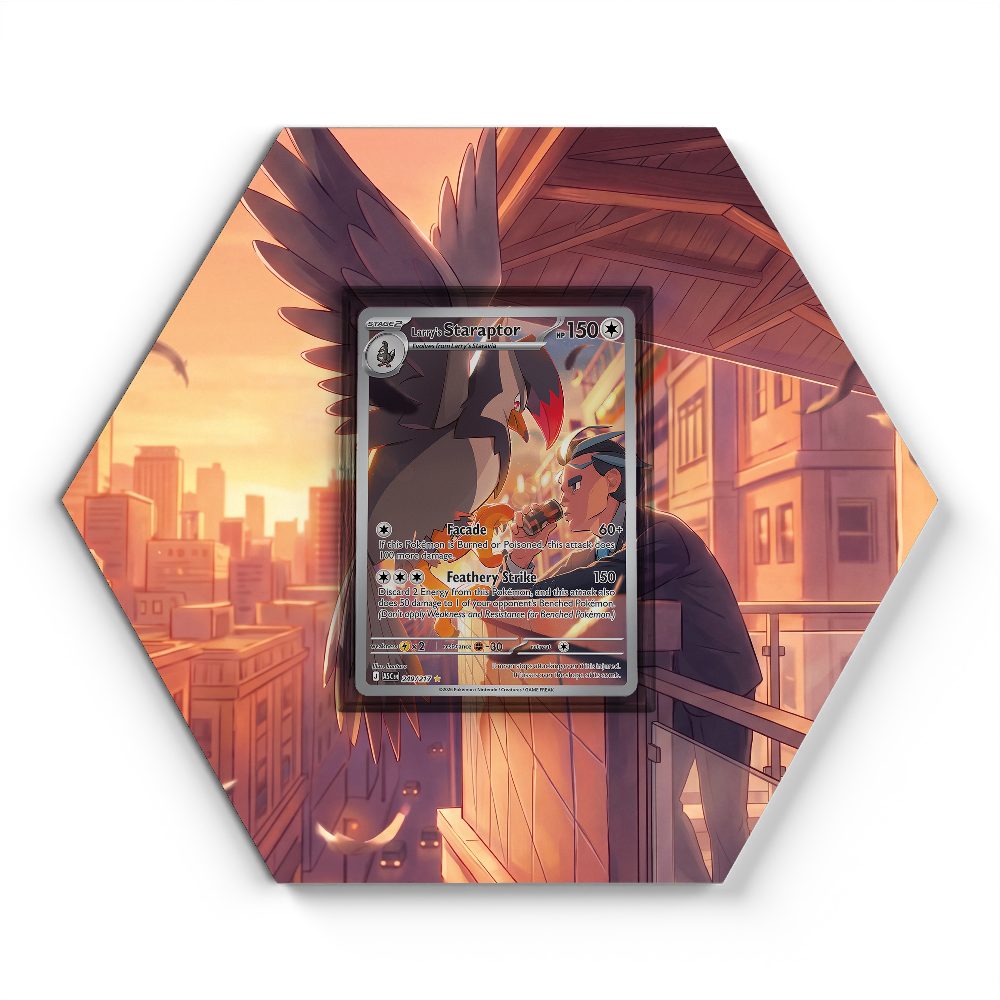249/217 Aoki's Staraptor - Extended Artwork Pokemon Card Display
