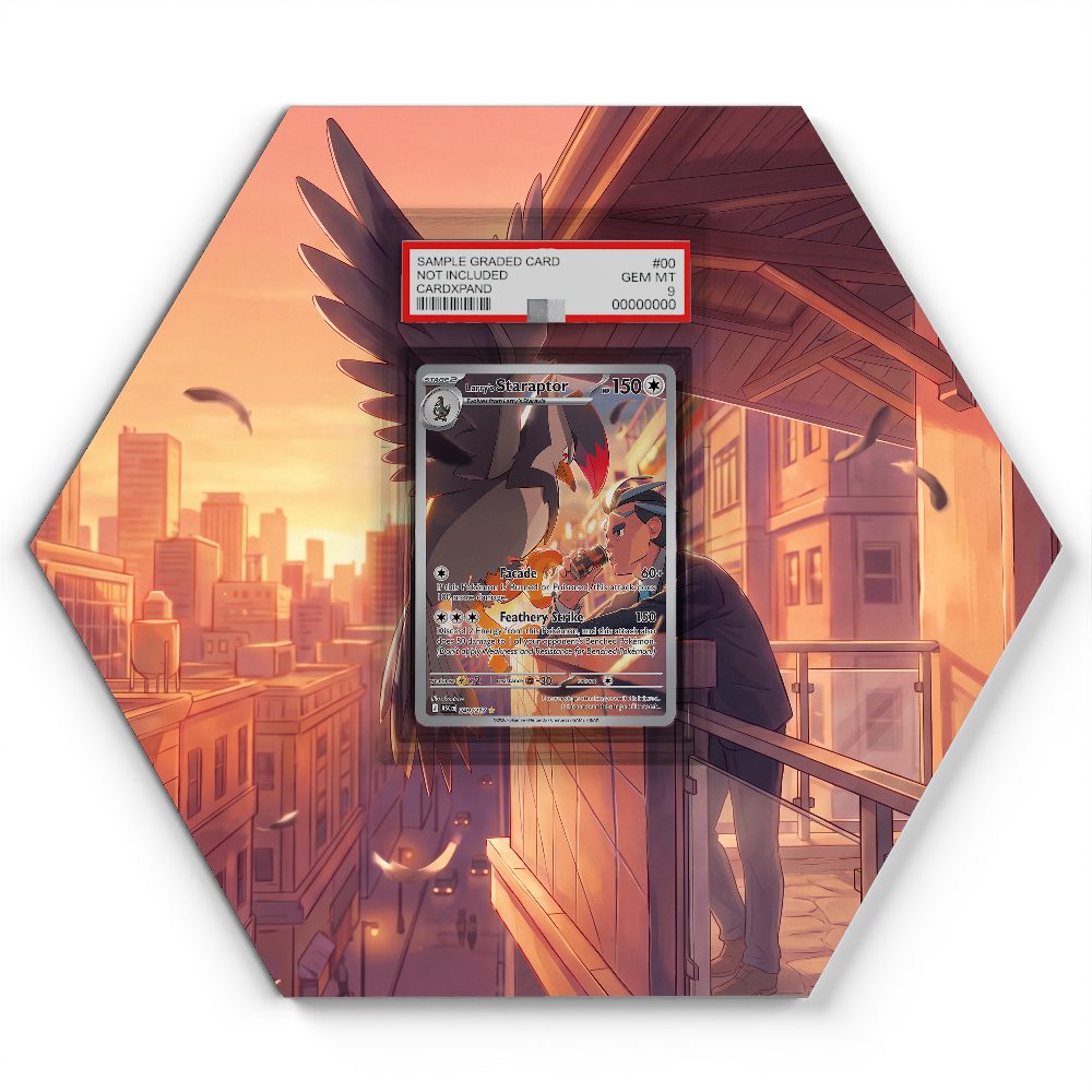 249/217 Aoki's Staraptor - Extended Artwork Pokemon Card Display
