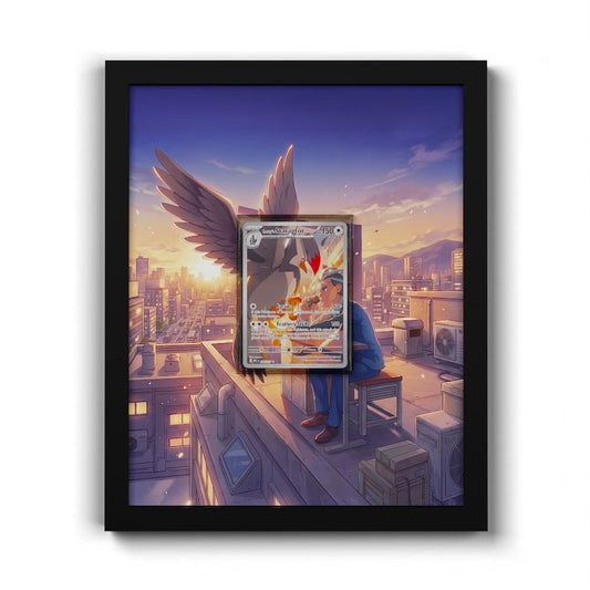 249 Aoki's Staraptor- Extended Artwork Framed Pokemon Card Display